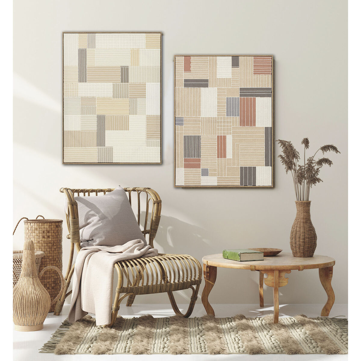 Pânză Home ESPRIT polistiren Pânză 60 x 3 x 80 cm