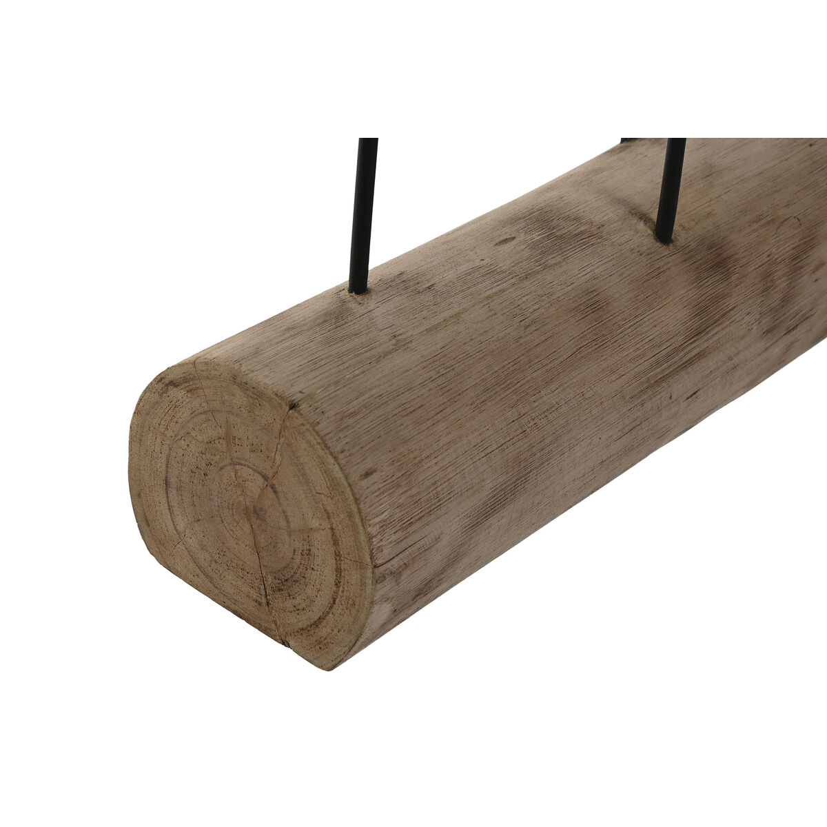 Figură Decorativă Home ESPRIT Negru Natural Pești 61,5 x 10 x 53,5 cm