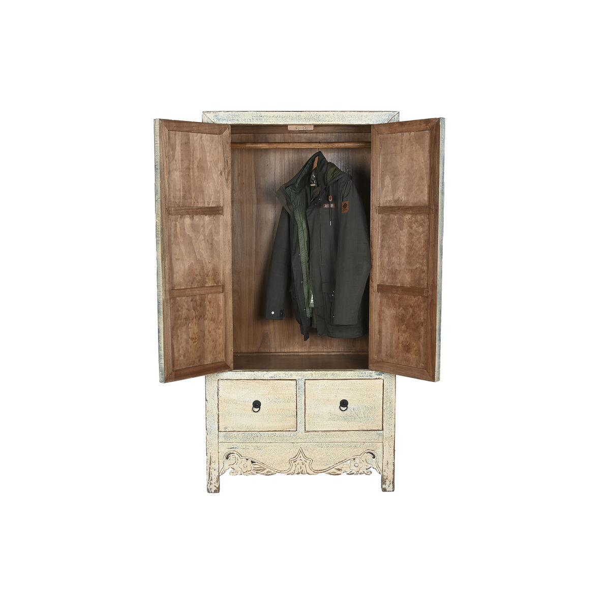 Dulap Home ESPRIT Bicolor Metal Brad 88 x 52 x 180 cm