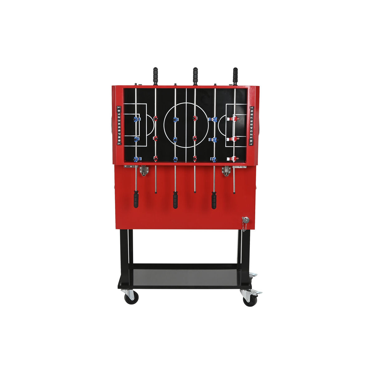 Frigider Portabil Home ESPRIT Negru Roșu Metal 71 x 62 x 85 cm