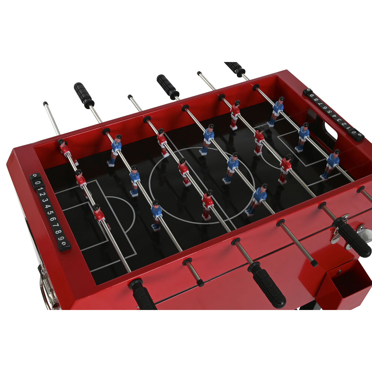 Frigider Portabil Home ESPRIT Negru Roșu Metal 71 x 62 x 85 cm