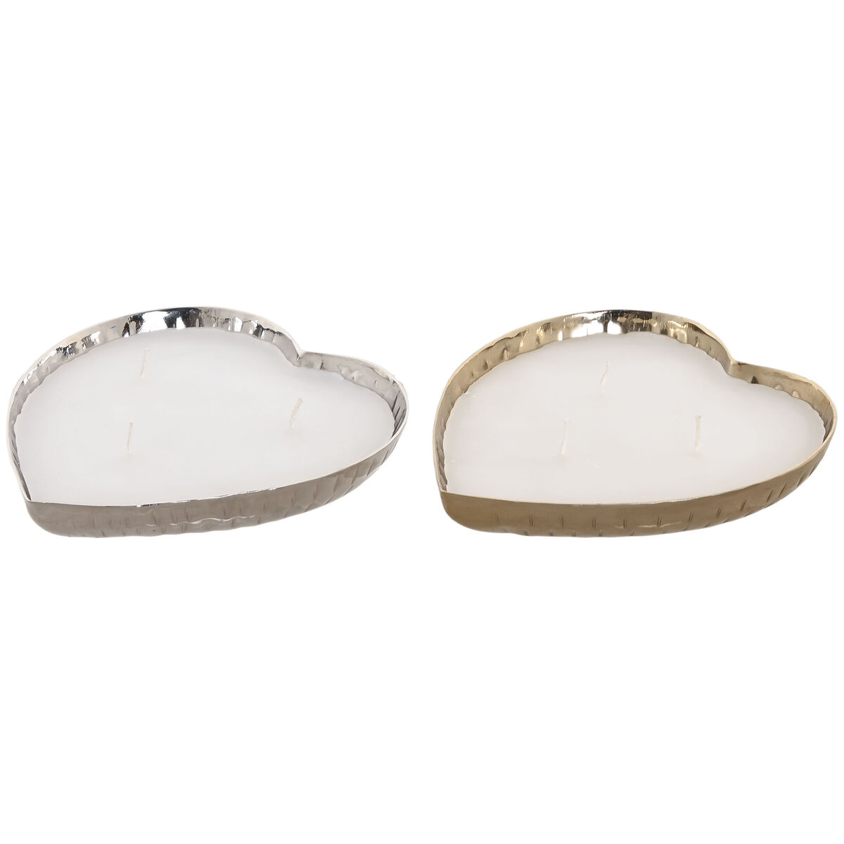 Lumânare Parfumată Home ESPRIT Modern Inimă 320 g (2 Unități)