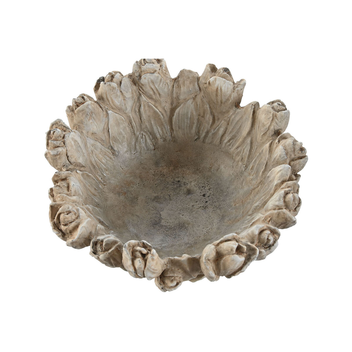 Decorațiune pentru Centrul Mesei Home ESPRIT Gri Цимент 23 x 23 x 10 cm