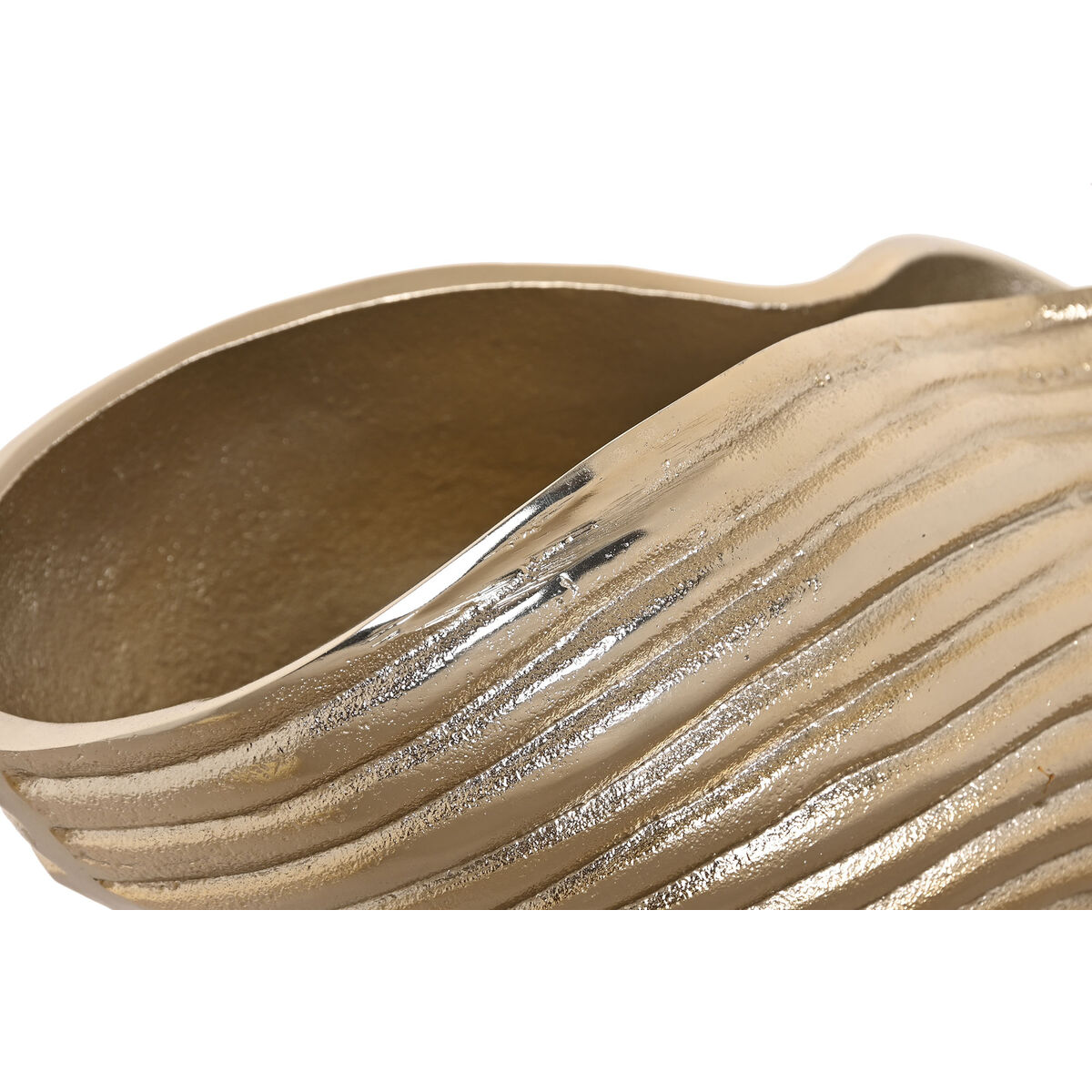 Decorațiune pentru Centrul Mesei Home ESPRIT Auriu* Aluminiu 30 x 16 x 14 cm