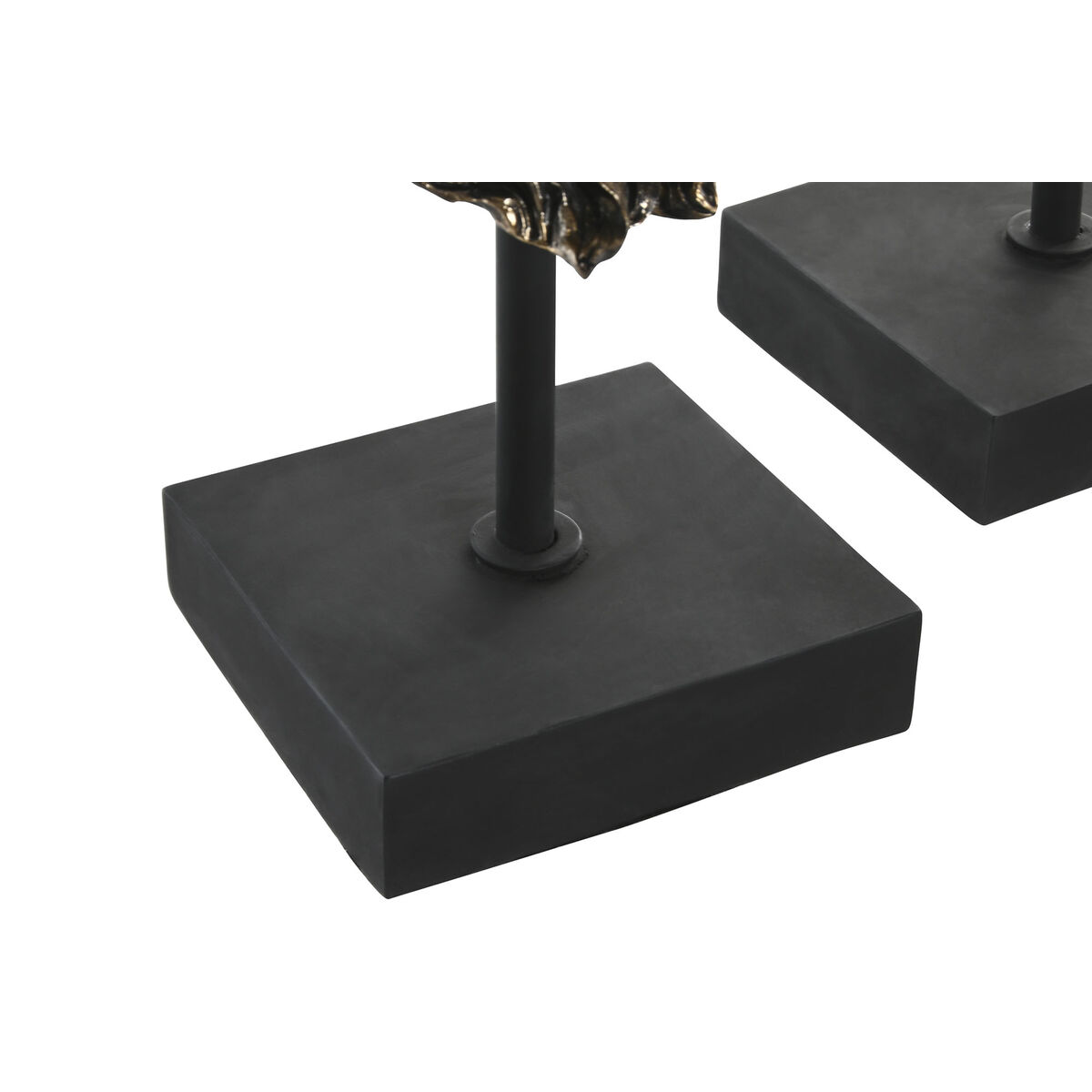 Figură Decorativă Home ESPRIT Maro închis Leu Coroană 21 x 18 x 44 cm (2 Unități)