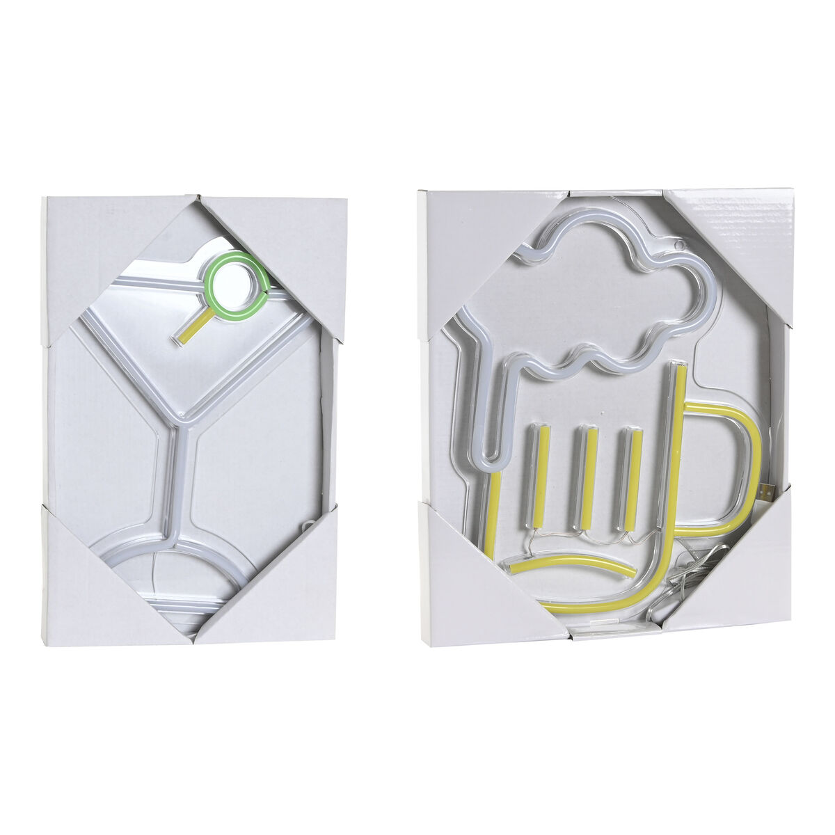 Decorare ușoară Home ESPRIT Acrilic Urban 21 X 1,5 X 30 CM (2 Unități)