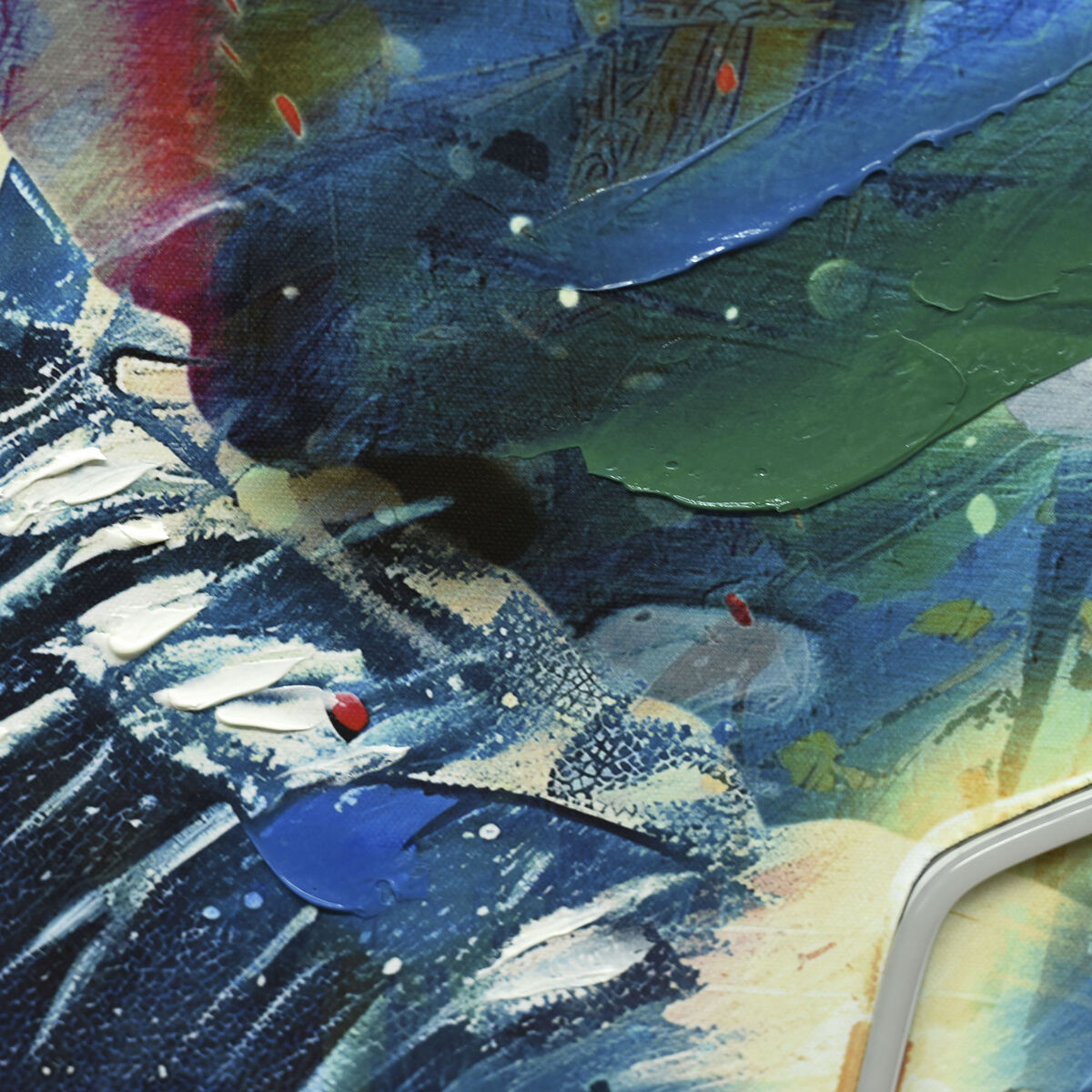 Pânză Home ESPRIT polistiren Pânză 123 x 3 x 83 cm