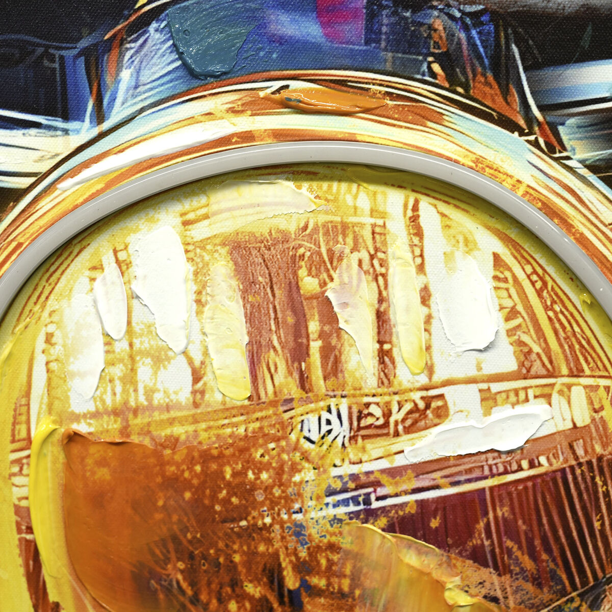 Pânză Home ESPRIT polistiren Pânză 123 x 3 x 83 cm