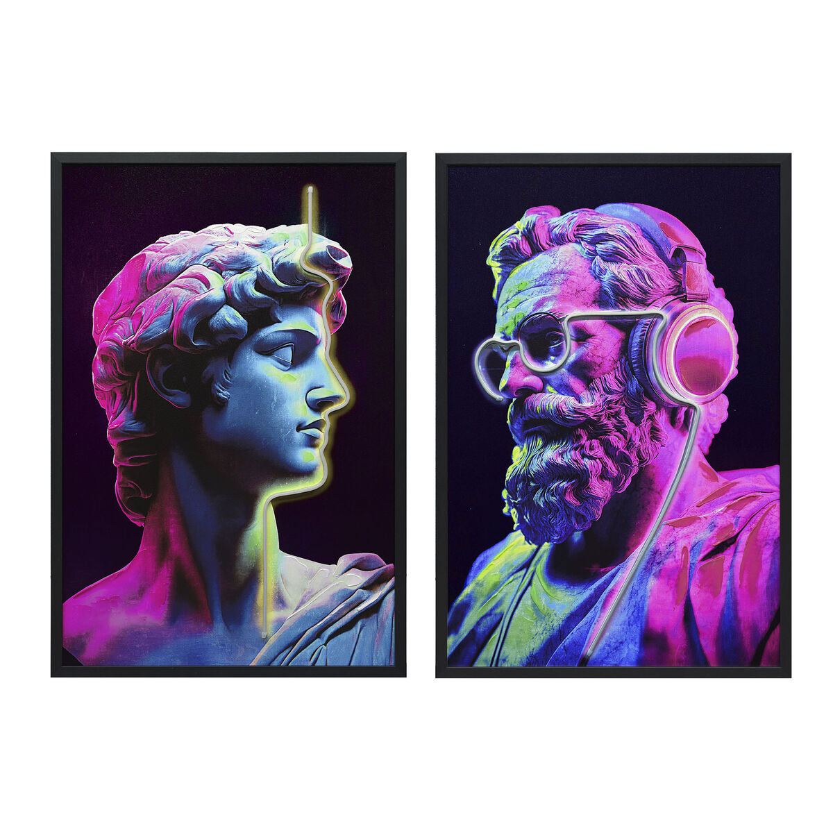 Pânză Home ESPRIT polistiren Pânză 63 x 3 x 93 cm