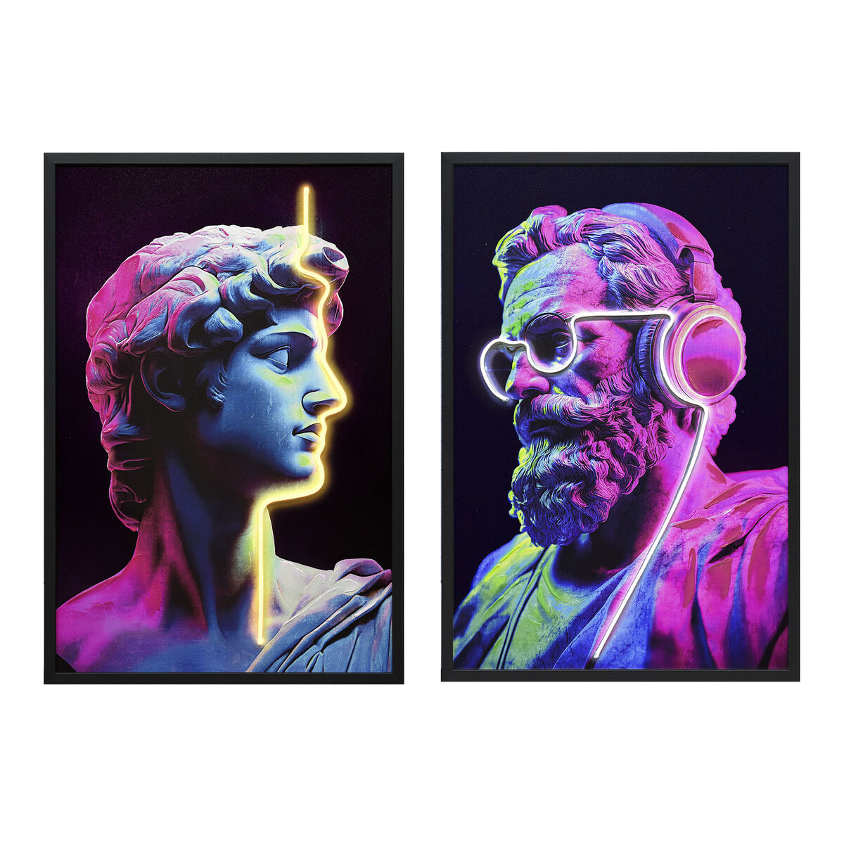 Pânză Home ESPRIT polistiren Pânză 63 x 3 x 93 cm