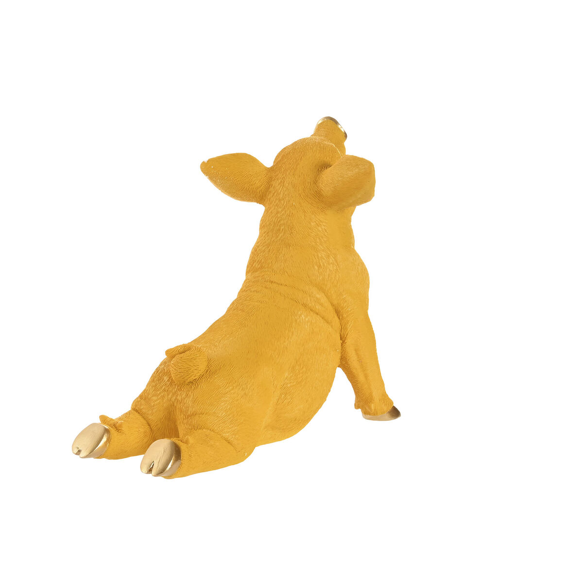 Figură Decorativă Home ESPRIT Galben Verde Roz Auriu* Porc 30,5 X 15 X 25 CM (2 Unități)