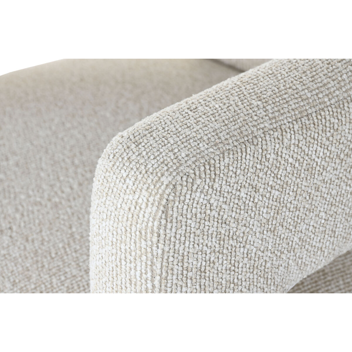 Fotoliu Home ESPRIT Alb Poliester Lemn 67 X 61,5 X 67,5 CM