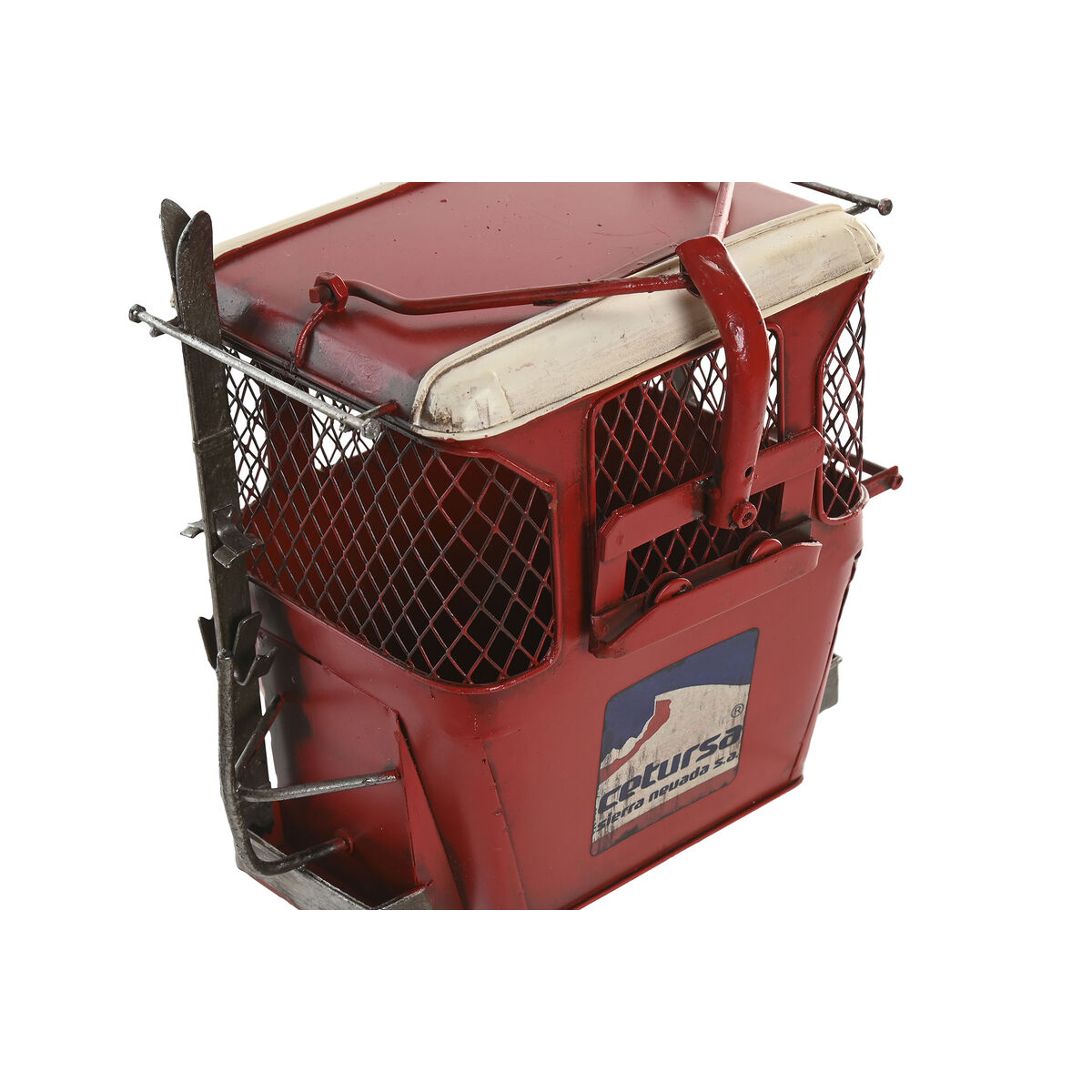 Figură Decorativă Home ESPRIT Roșu Vintage 18 x 12 x 18 cm