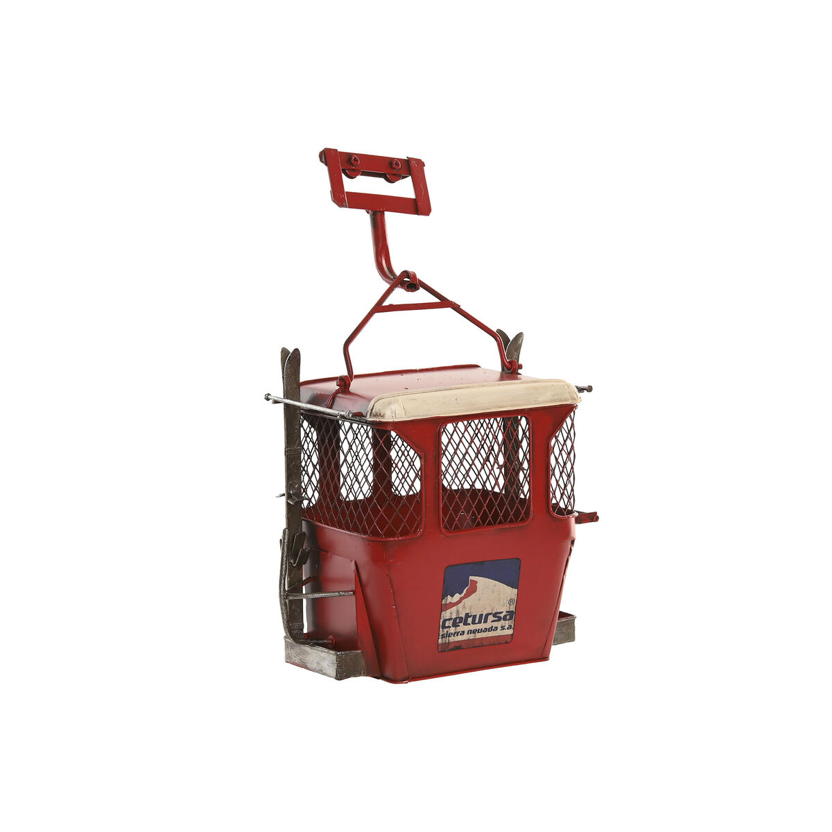 Figură Decorativă Home ESPRIT Roșu Vintage 18 x 12 x 18 cm