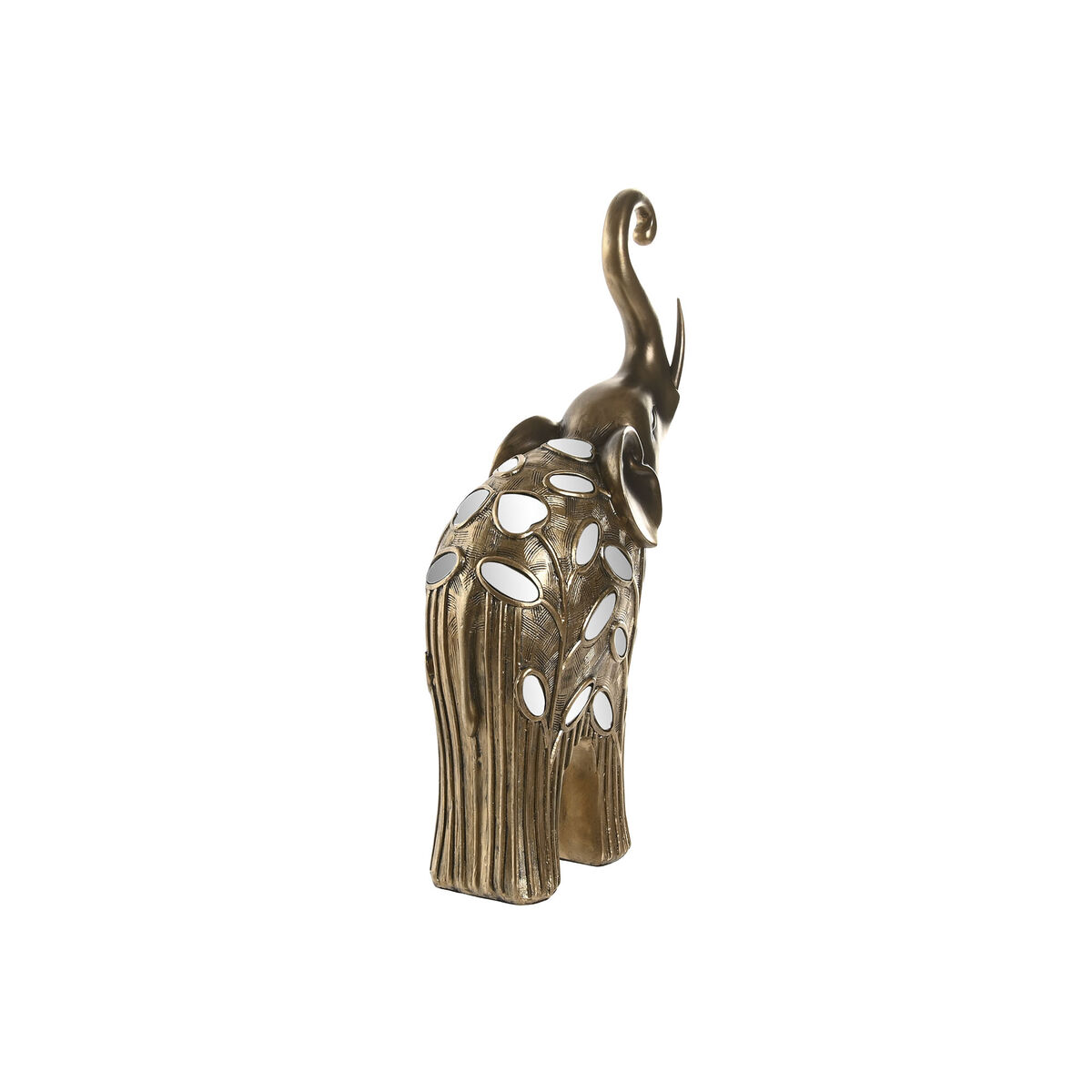 Figură Decorativă Home ESPRIT Bronz Elefant 22,5 X 10,5 X 37,5 CM