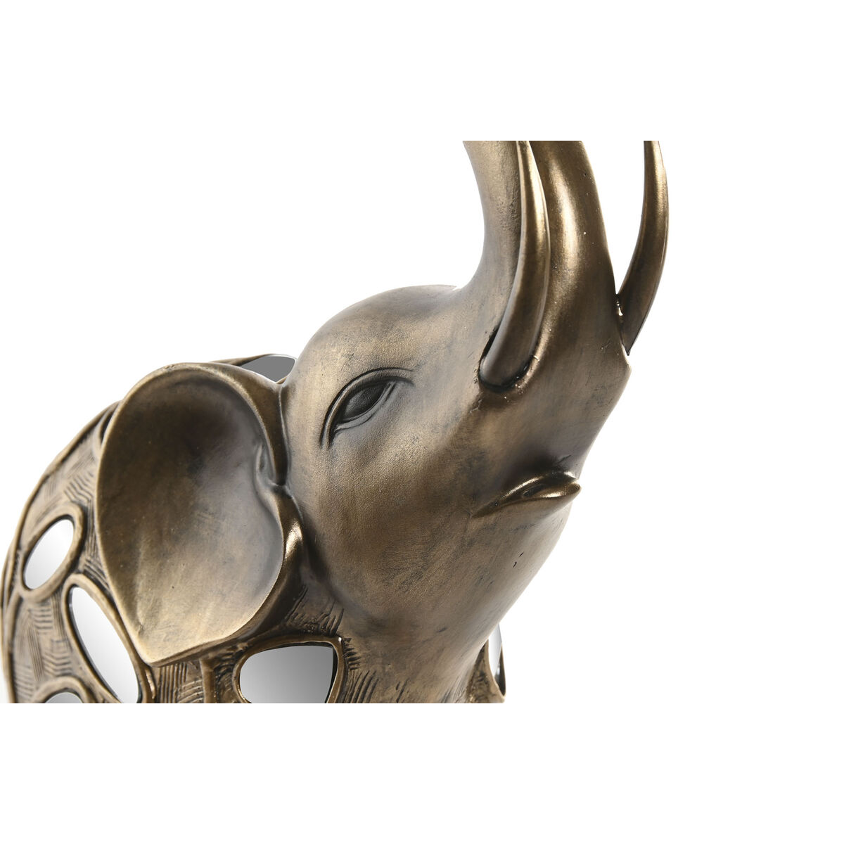 Figură Decorativă Home ESPRIT Bronz Elefant 22,5 X 10,5 X 37,5 CM