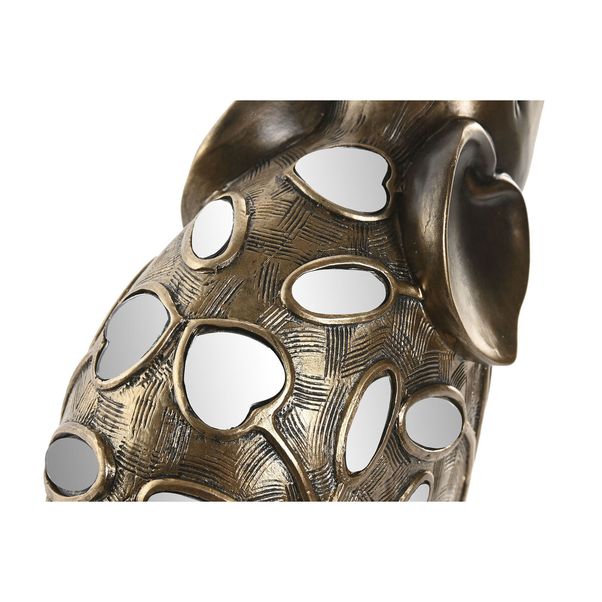 Figură Decorativă Home ESPRIT Bronz Elefant 22,5 X 10,5 X 37,5 CM