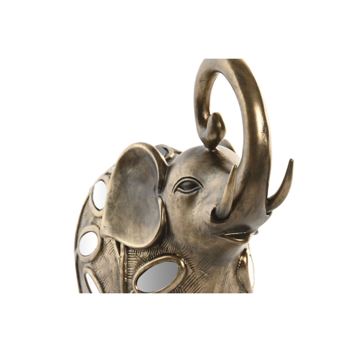Figură Decorativă Home ESPRIT Bronz Elefant 19 X 9 X 25,5 CM