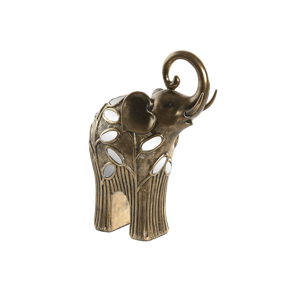 Figură Decorativă Home ESPRIT Bronz Elefant 19 X 9 X 25,5 CM