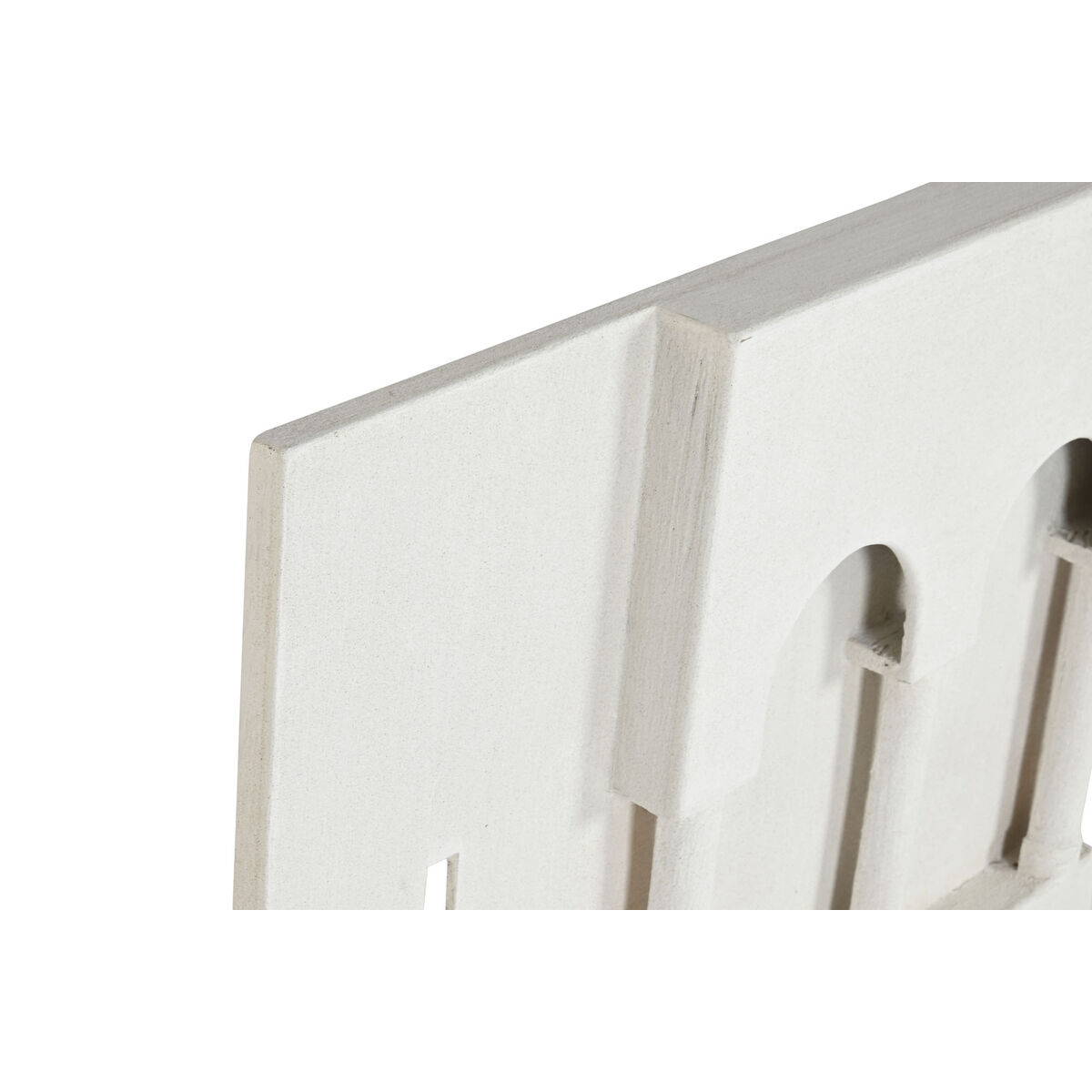 Decorațiune de Perete Home ESPRIT Alb Scandi 80 x 6,5 x 80 cm