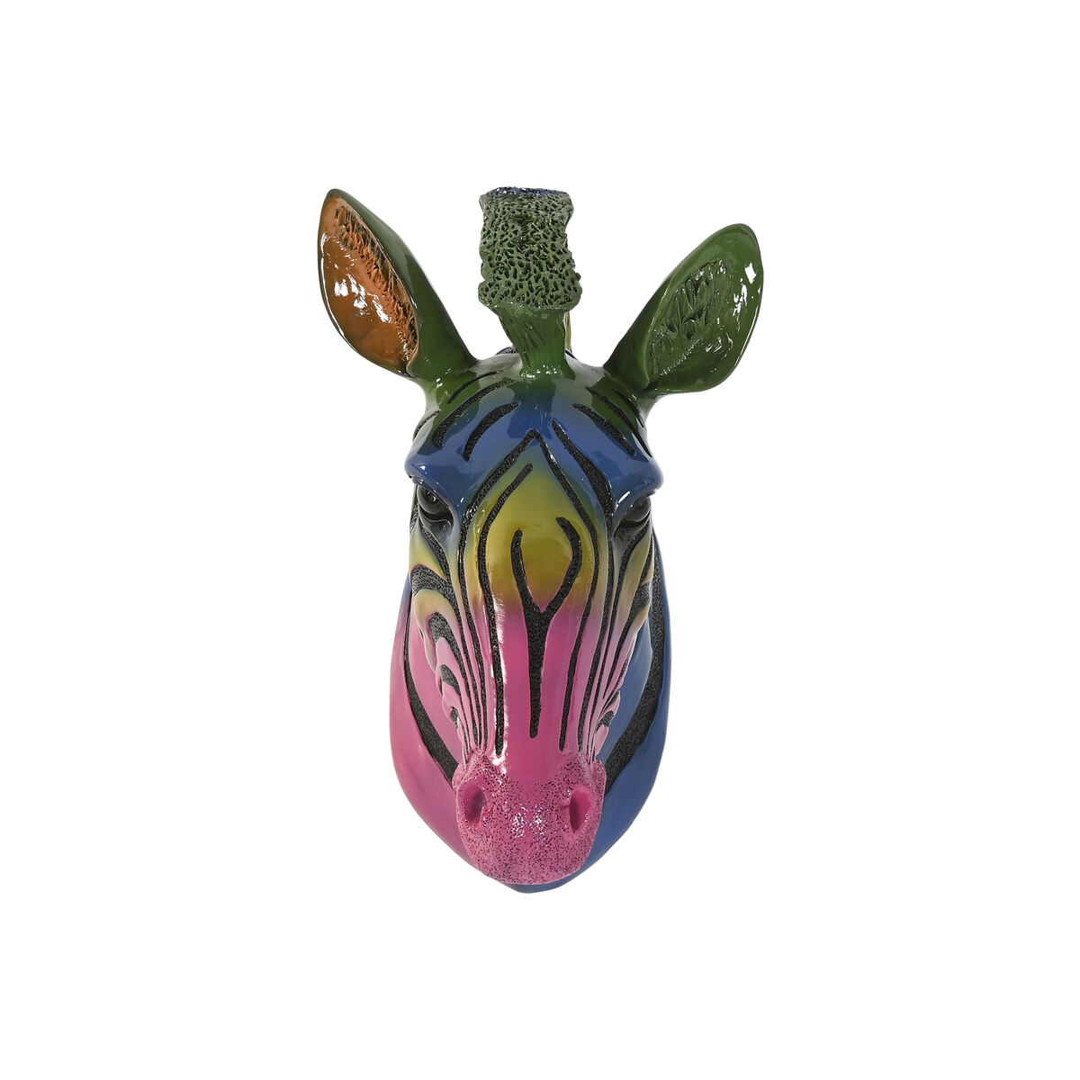 Decorațiune de Perete Home ESPRIT Multicolor Zebră Modern 23 X 42 X 49 CM