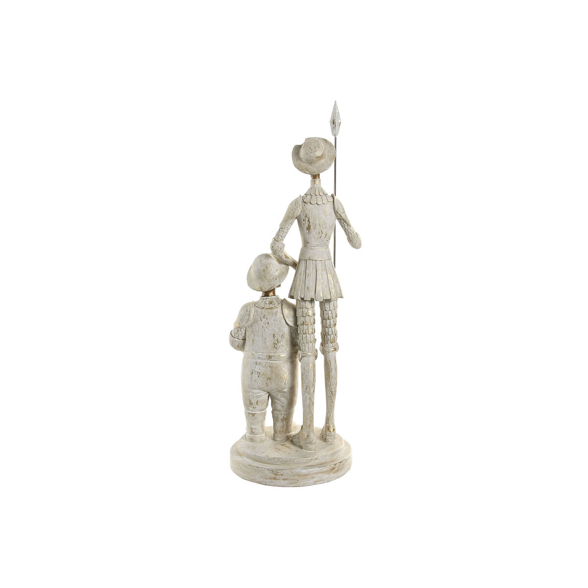 Figură Decorativă Home ESPRIT Alb Auriu* 14 X 13 X 42,5 CM