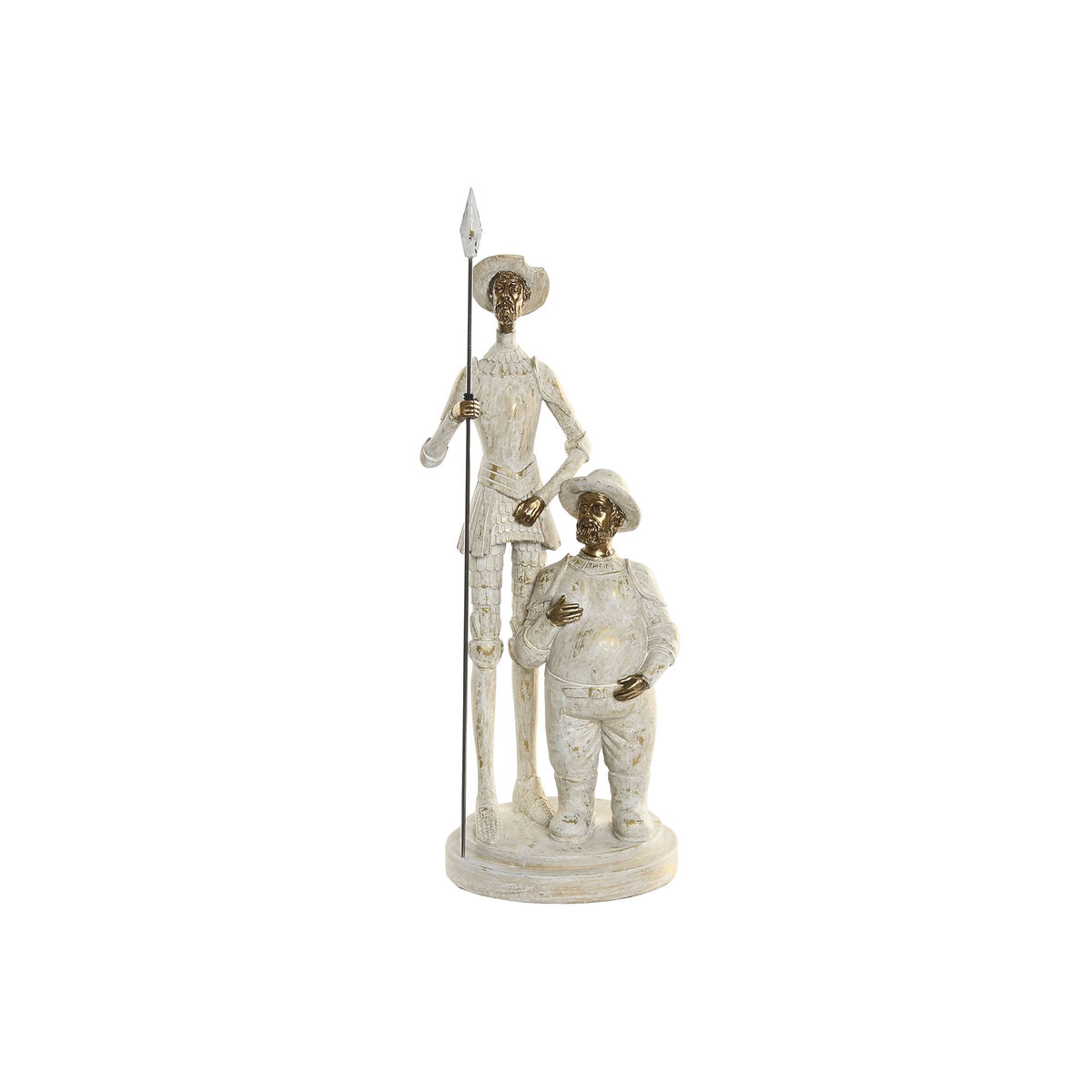 Figură Decorativă Home ESPRIT Alb Auriu* 14 X 13 X 42,5 CM