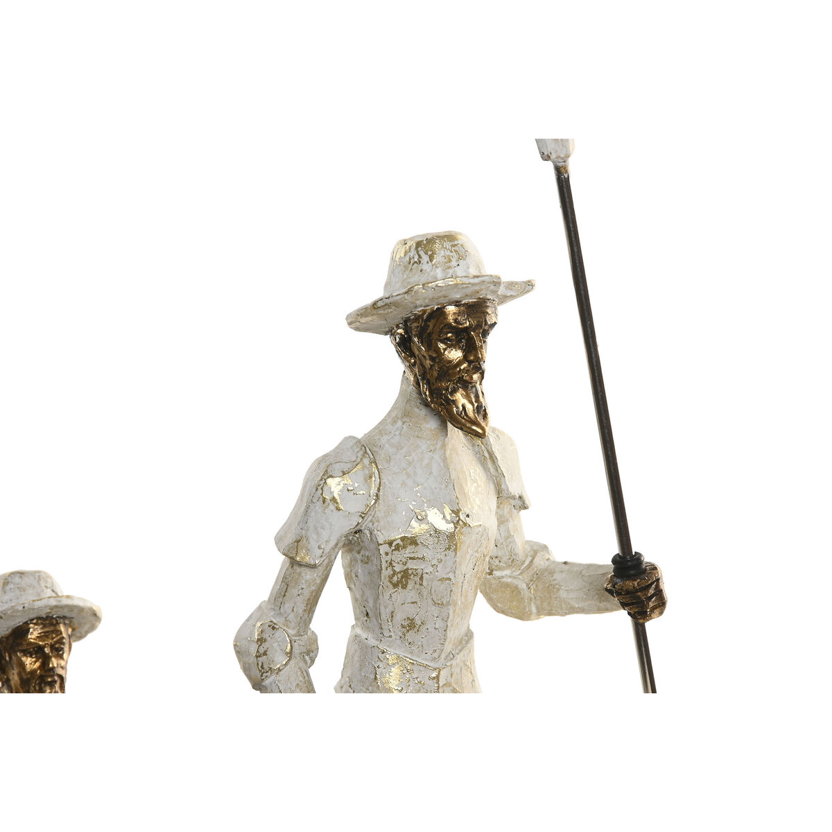 Figură Decorativă Home ESPRIT Alb Auriu* 28,5 X 13 X 33 CM