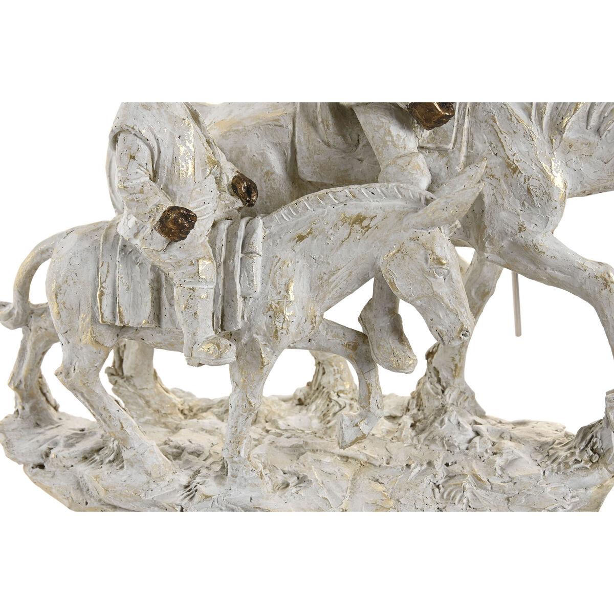 Figură Decorativă Home ESPRIT Alb Auriu* 28,5 X 13 X 33 CM