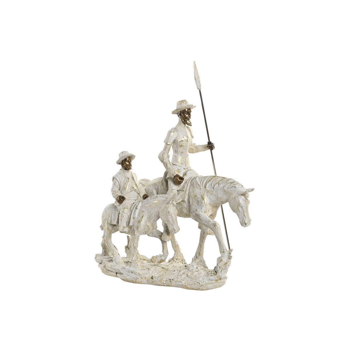 Figură Decorativă Home ESPRIT Alb Auriu* 28,5 X 13 X 33 CM