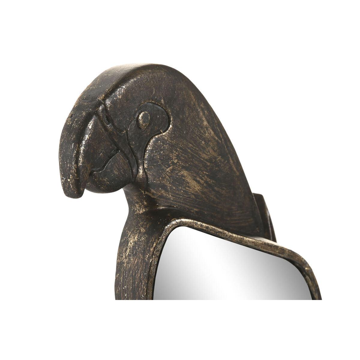 Decorațiune de Perete Home ESPRIT Auriu* Modern Papagal 18,5 X 5,5 X 49,5 CM