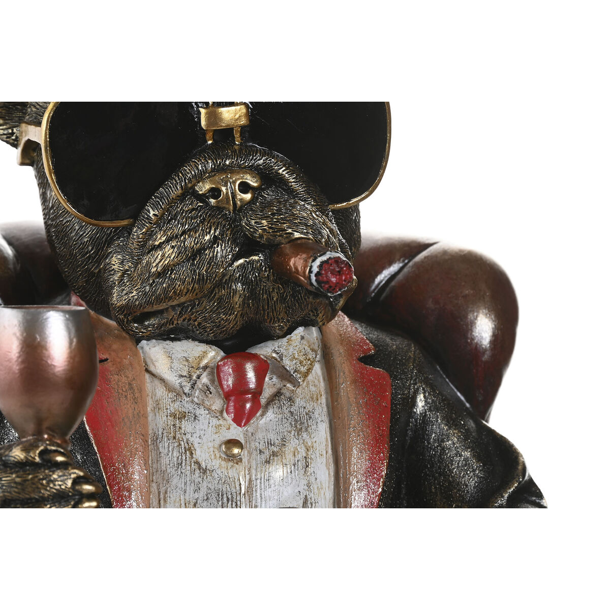 Figură Decorativă Home ESPRIT Maro Auriu* 18 X 22,5 X 26,5 CM (3 Unități)