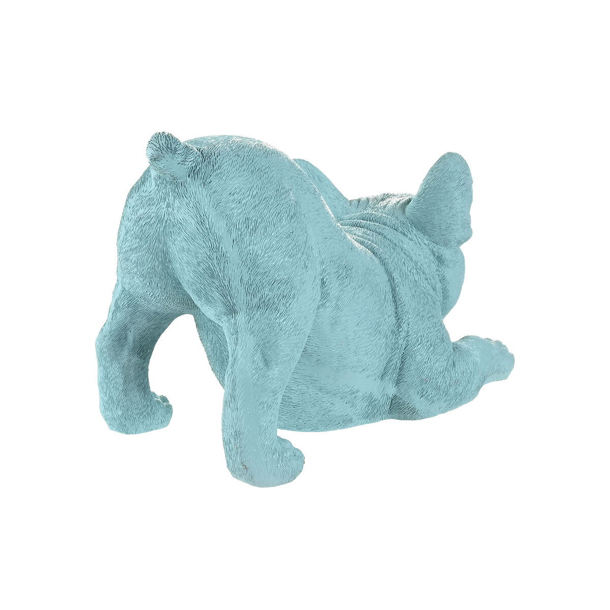 Figură Decorativă Home ESPRIT Albastru Fucsia Câine 34,5 X 20 X 22 CM (2 Unități)