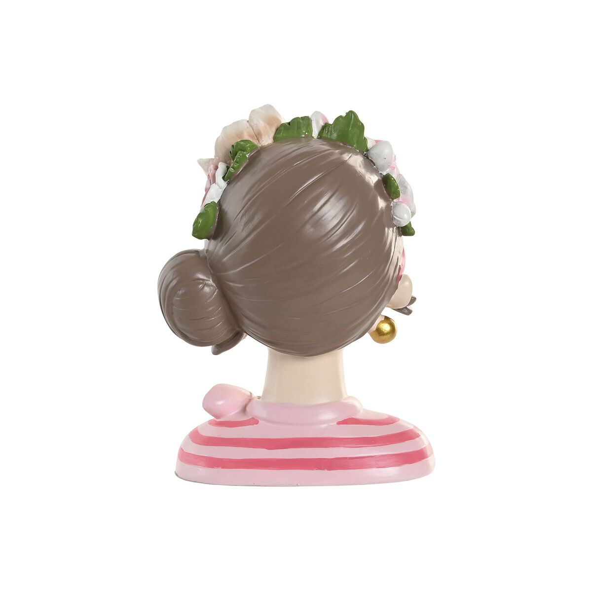 Figură Decorativă Home ESPRIT Albastru Roz Femeie 14 x 10 x 20 cm (2 Unități)