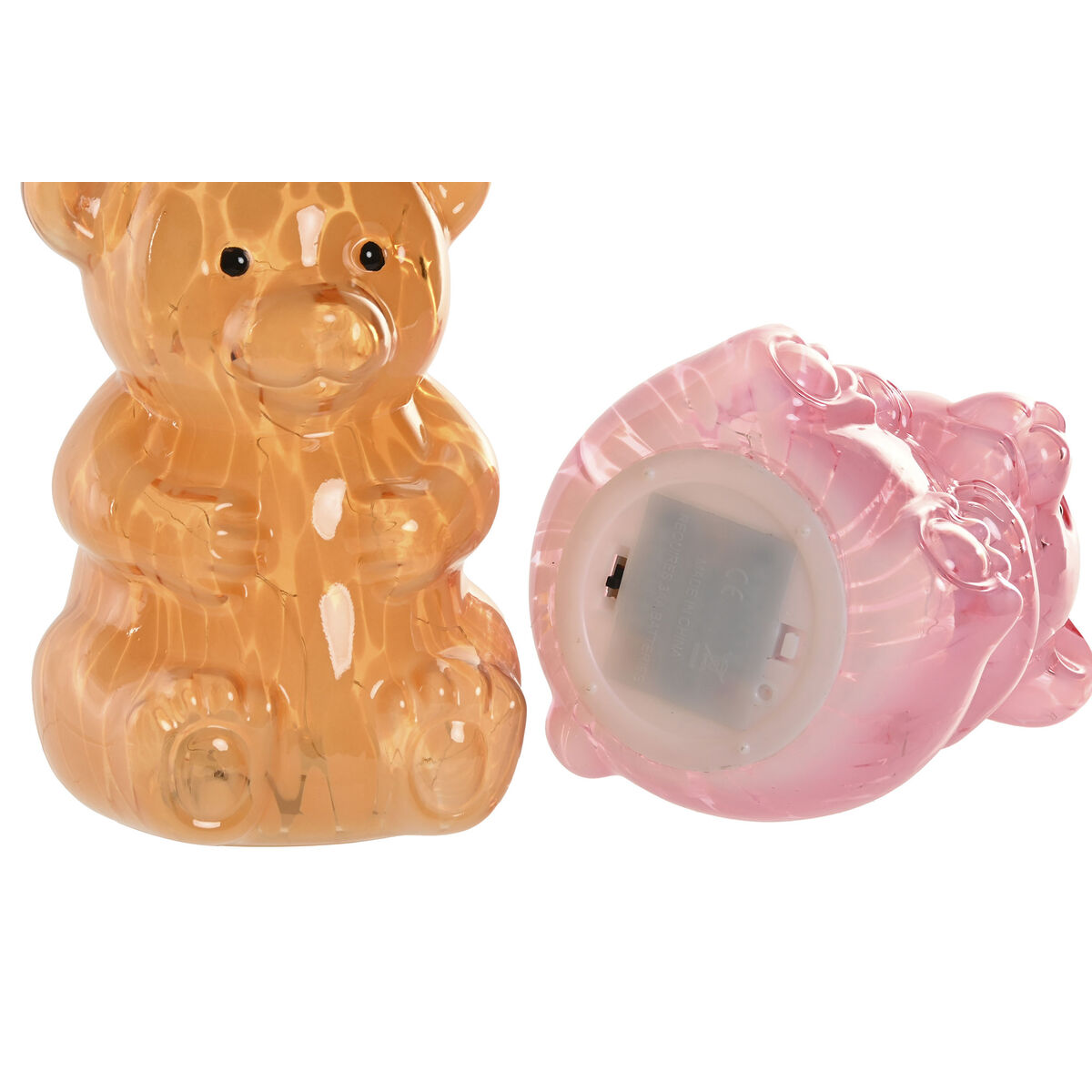 Decorare ușoară Home ESPRIT Geam Urban 13 x 14 x 20 cm (2 Unități)