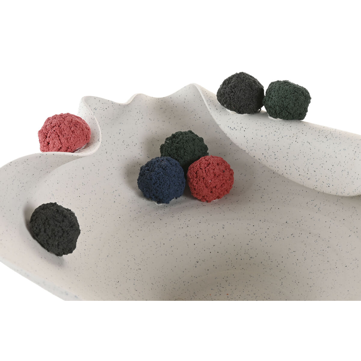 Decorațiune pentru Centrul Mesei Home ESPRIT Alb Multicolor Ceramică 47 X 38 X 20 CM