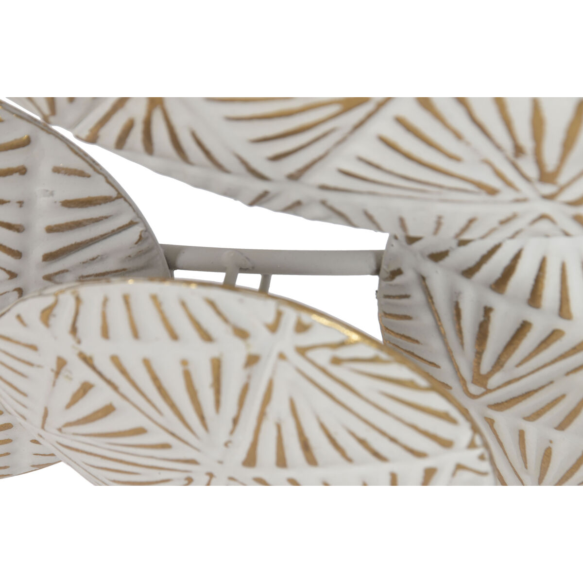 Figură Decorativă Home ESPRIT Alb Auriu* Cercuri murat 102 X 7 X 74 CM