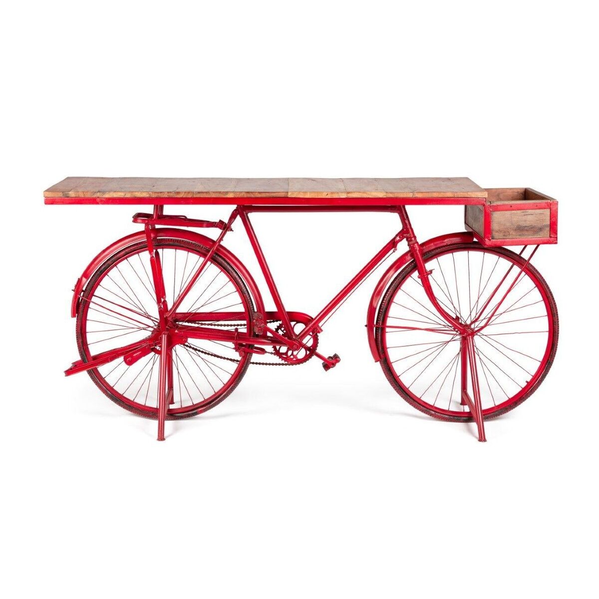 Consolă Home ESPRIT Maro Negru 195 x 40 x 91 cm