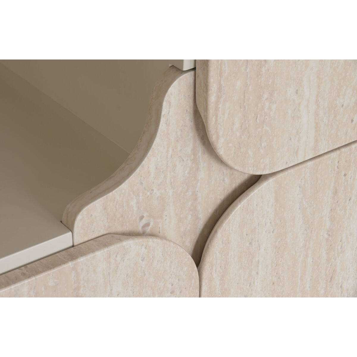 Dulap Home ESPRIT Bej Lemn 100 X 40 X 134 CM