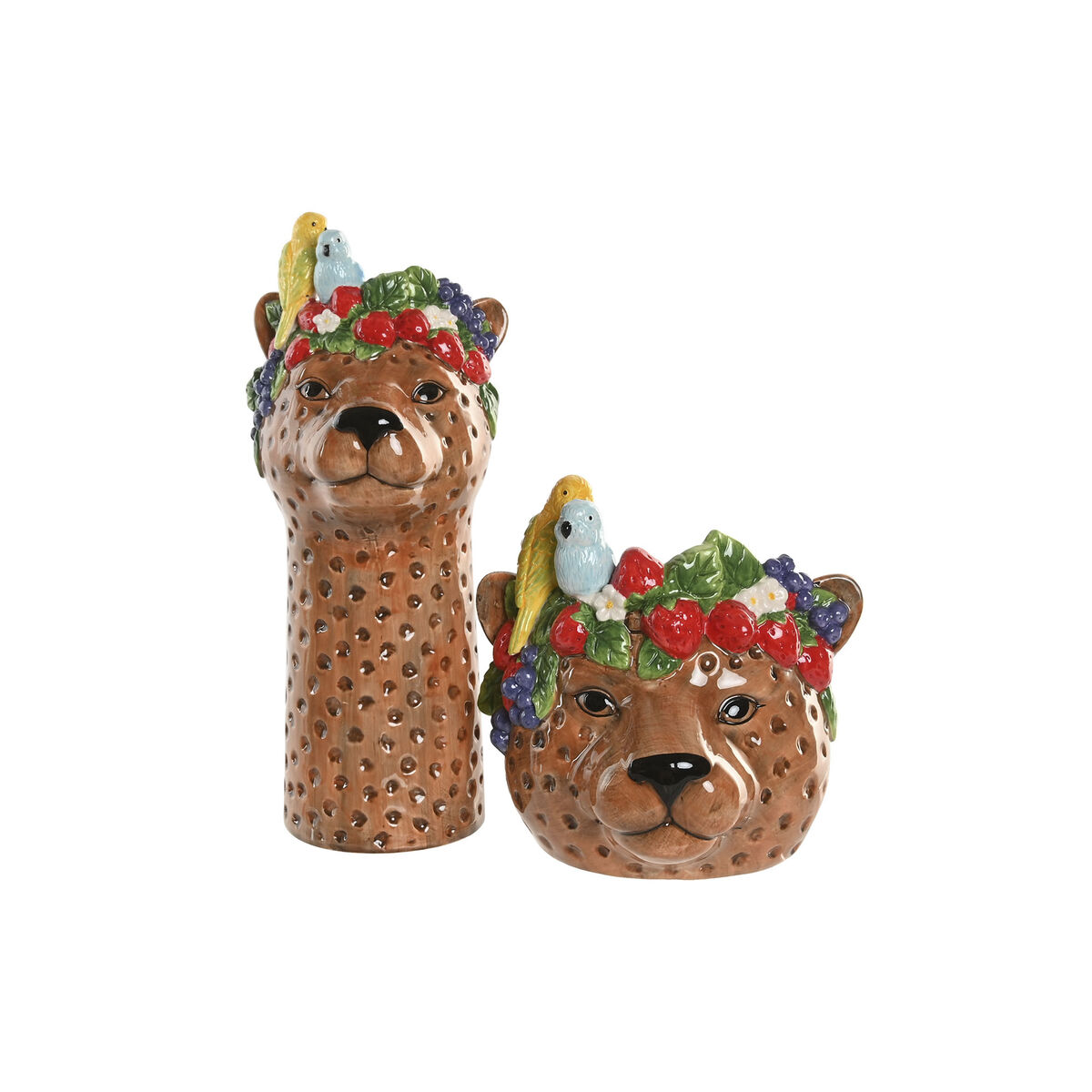 Decorațiune pentru Centrul Mesei Home ESPRIT Maro Ceramică 25 X 23 X 23,5 CM