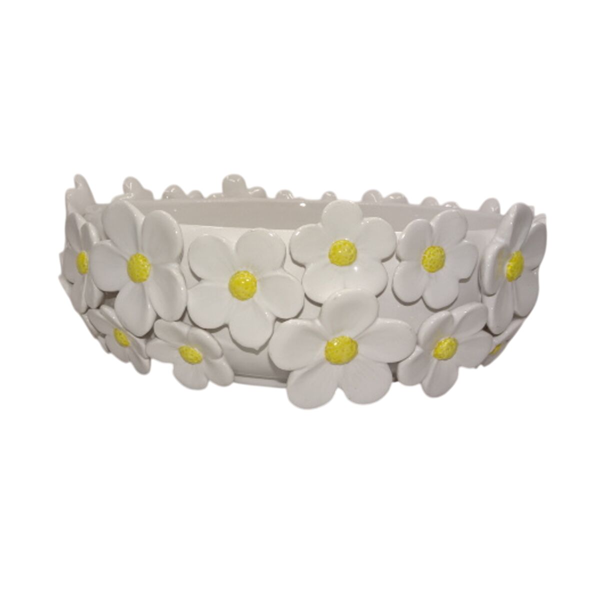 Figură Decorativă Home ESPRIT Galben Alb Shabby Chic