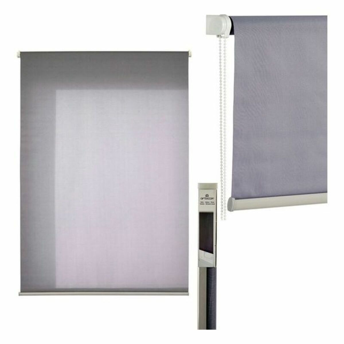 Stor/rulou de fereastră Gift Decor Gri Plastic 5 x 131 x 5 cm