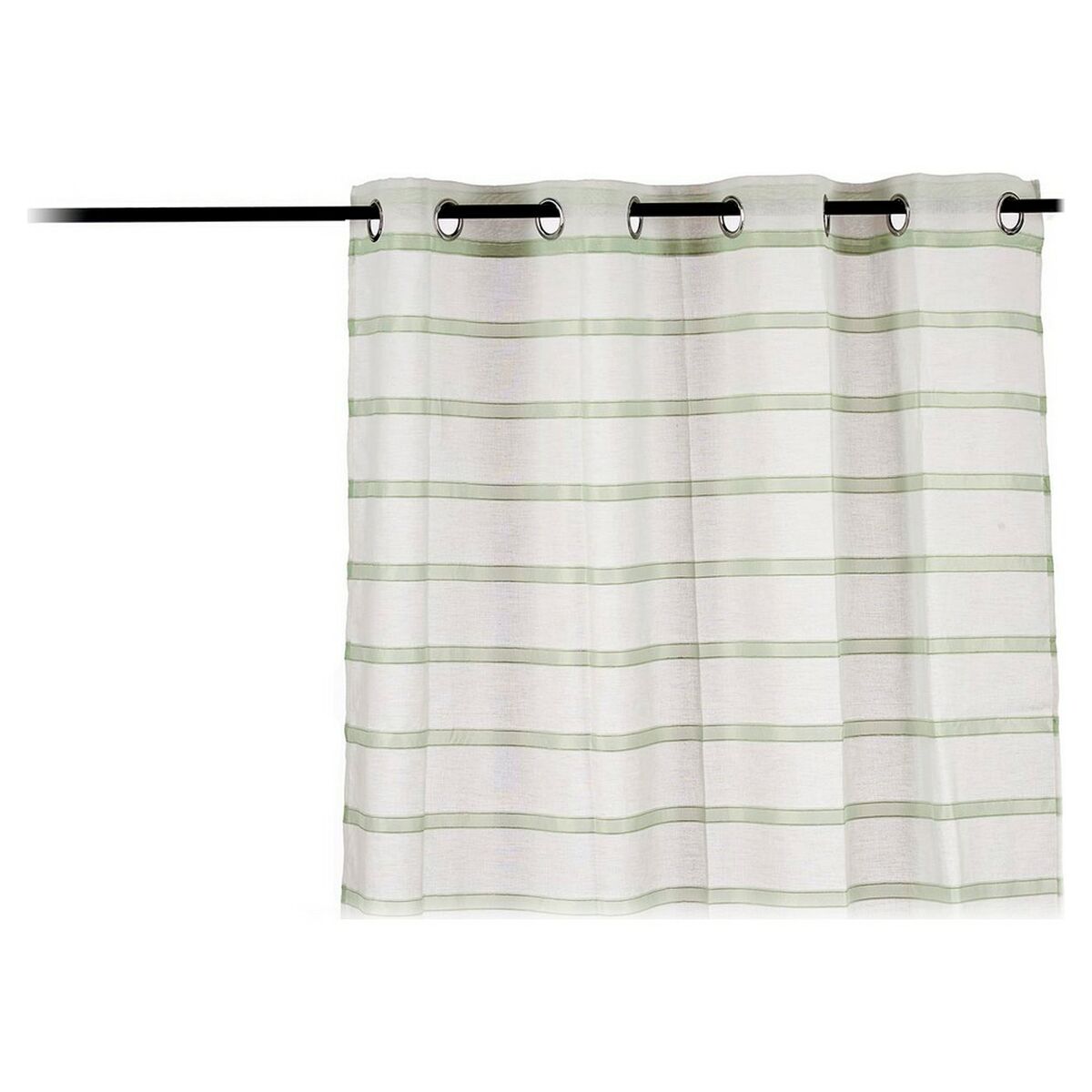 Perdea/draperie Gift Decor Verde 140 x 0,1 x 260 cm Perdea netă Dungi