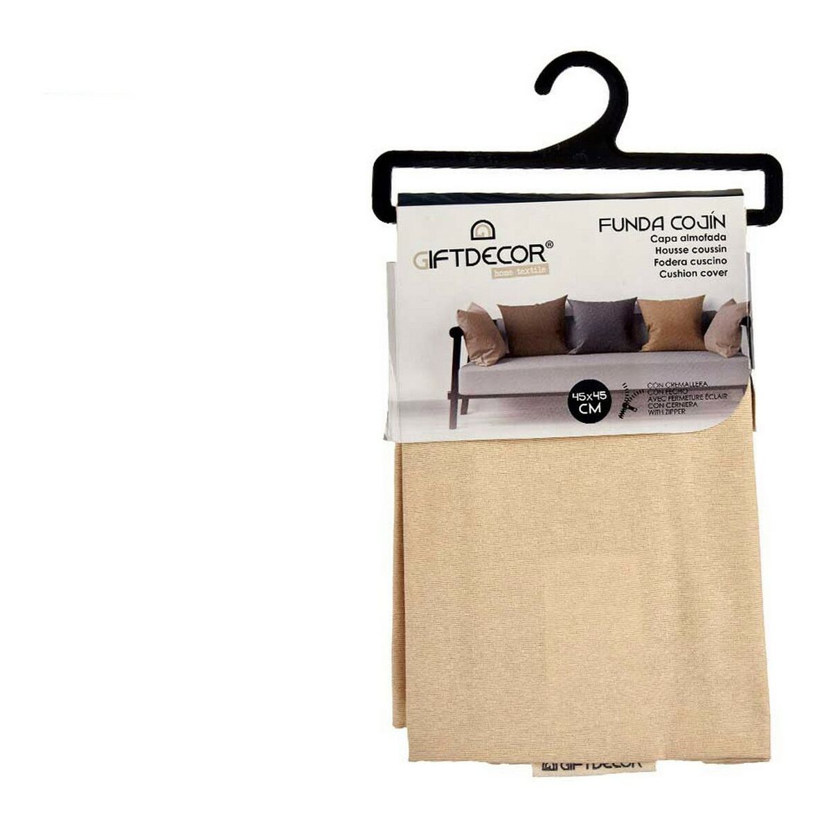 Husă de pernă de canapea Gift Decor Bej