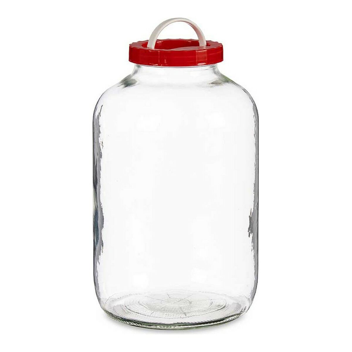 Borcan din Sticlă Roșu Transparent Plastic polipropilenă (8 L)