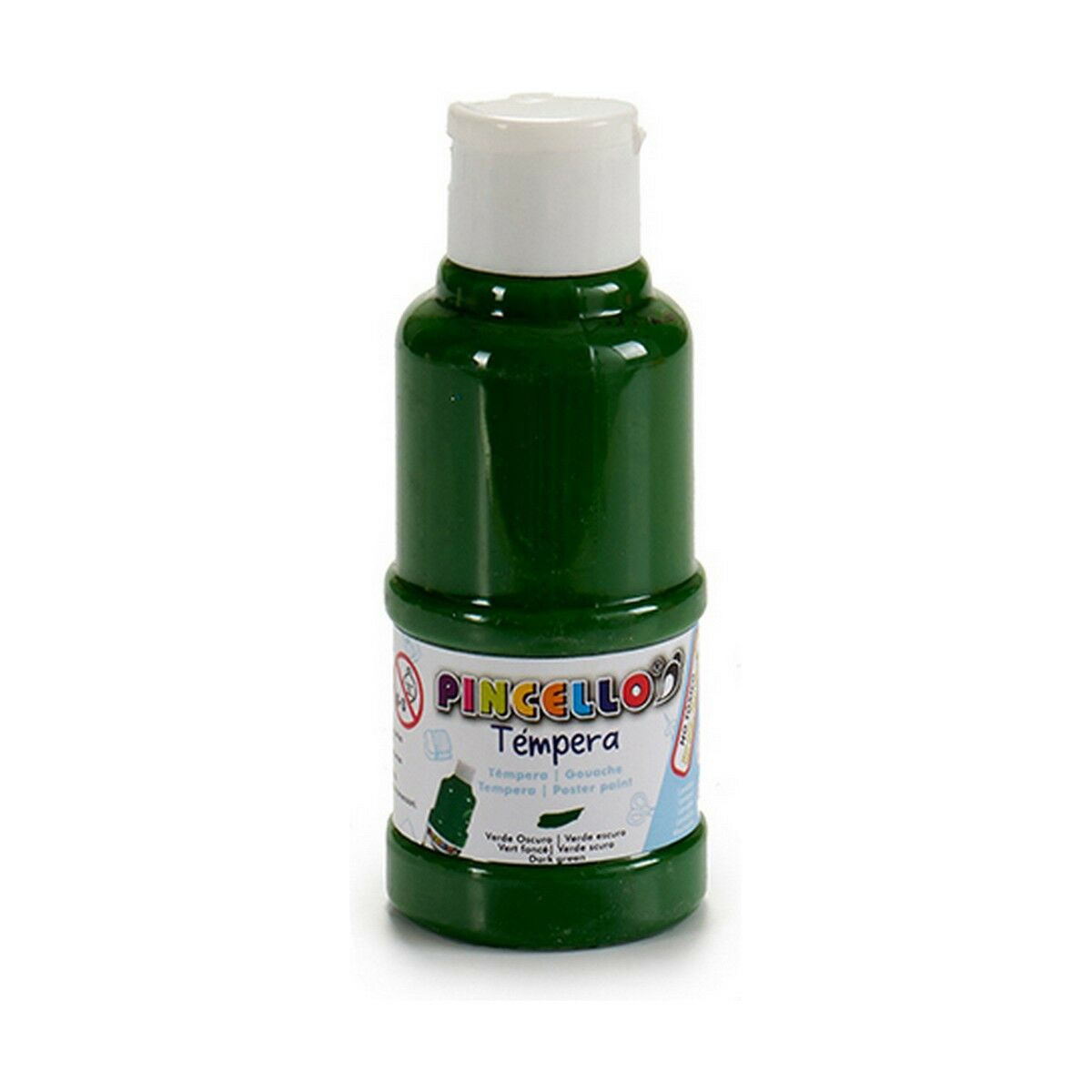 Tempera Pincello Verde inchis 120 ml (12 Unități)