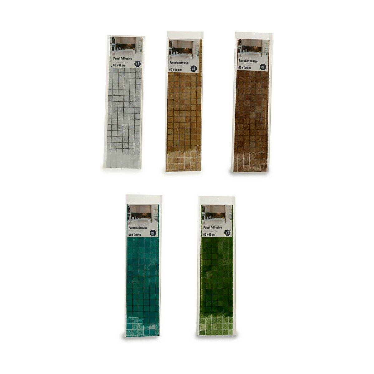 Hârtie adezivă čtverce 60 x 90 x 1 cm 12 Unități