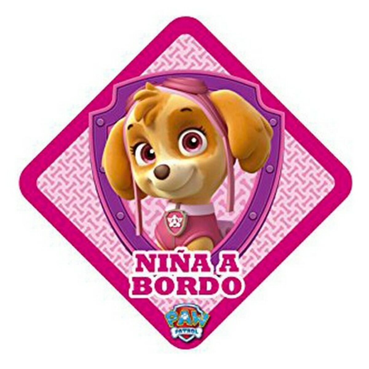 Adeziv pentru mașini The Paw Patrol Bebeluș