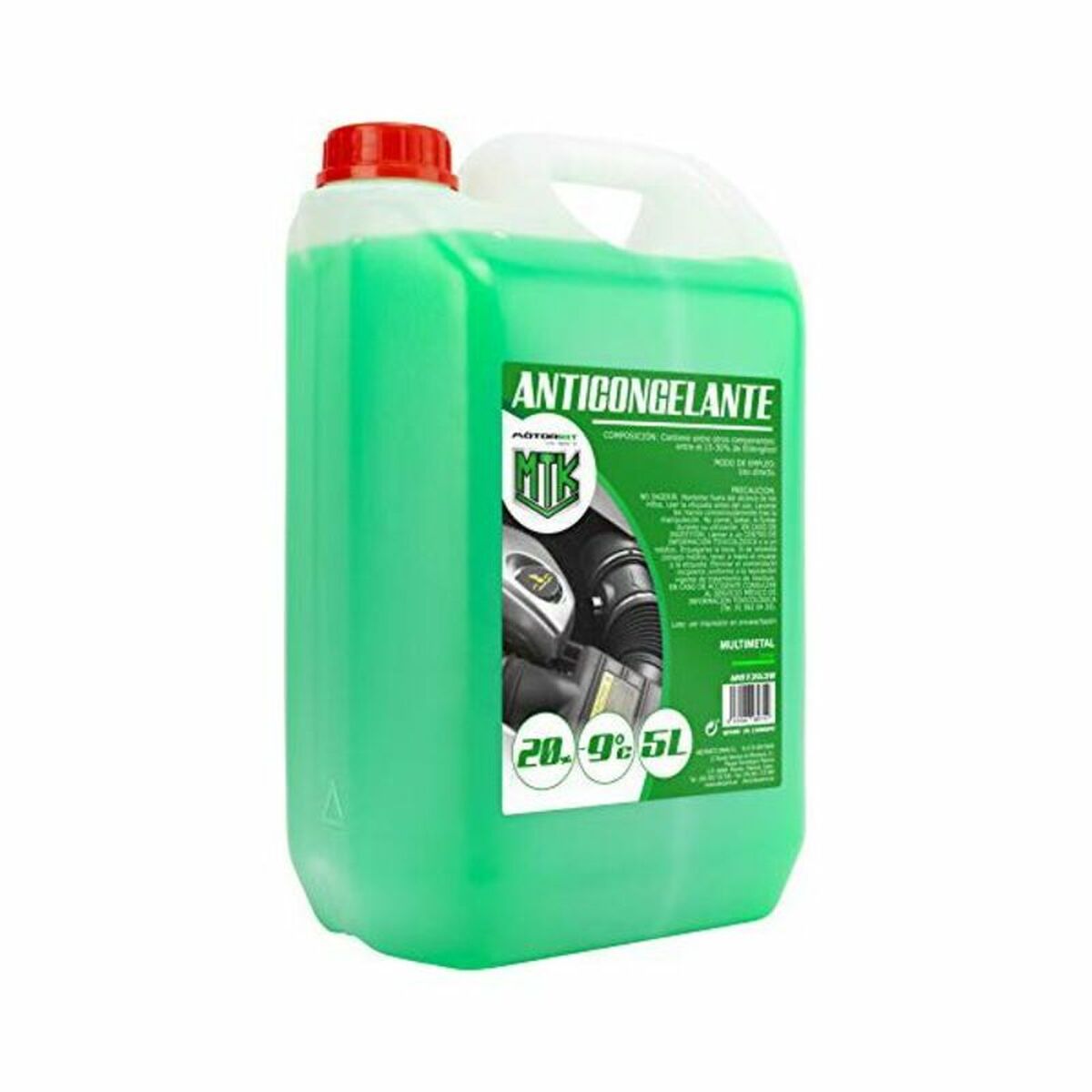 Antigel Motorkit -9º 20% Verde (5 L)