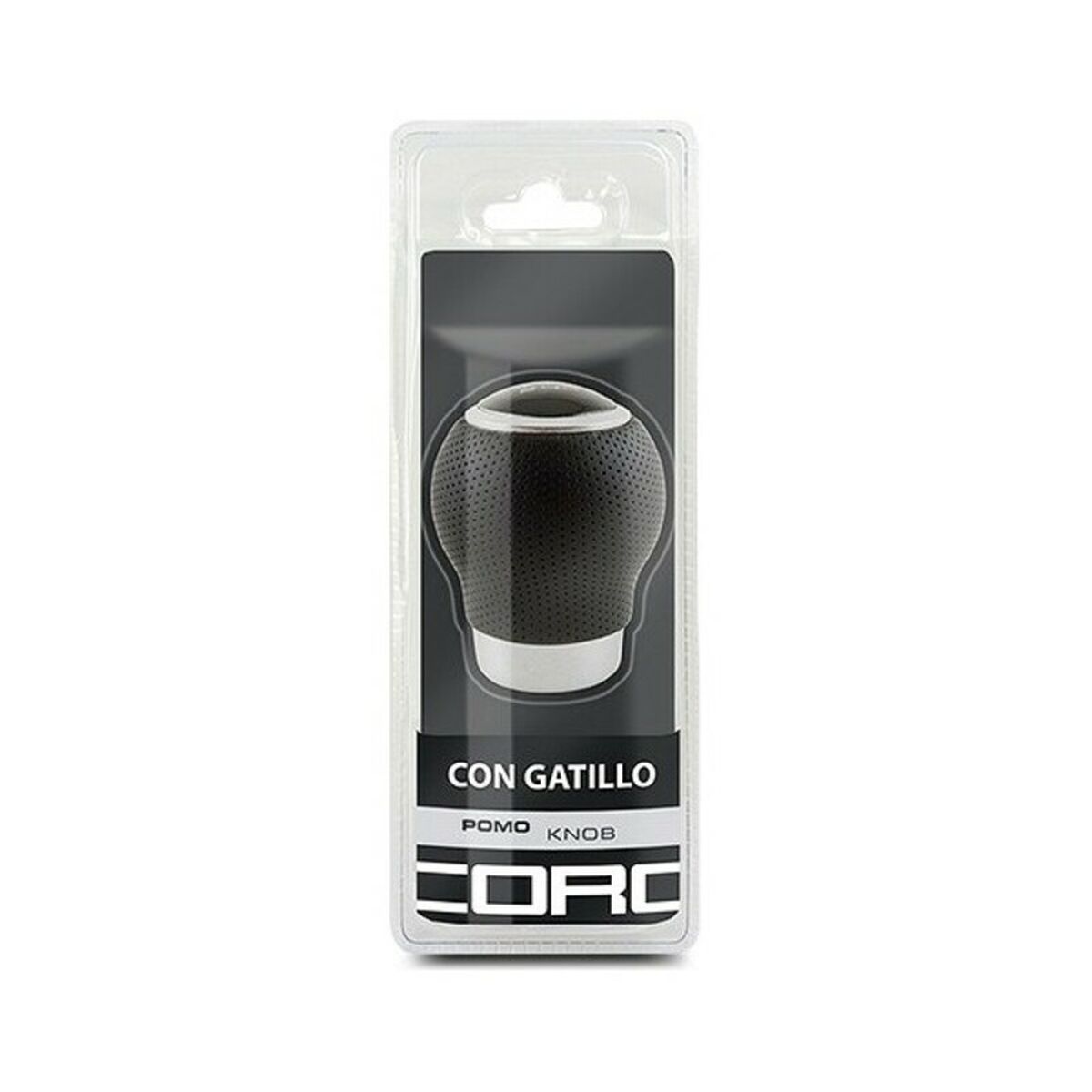 Buton manetă schimbător BC Corona POM30165 Piele cu declanșator Negru (27 mm)